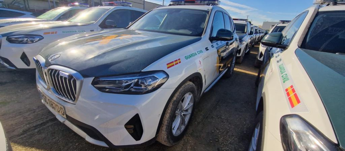 Uno de los 70 nuevos BMW de la Guardia Civil