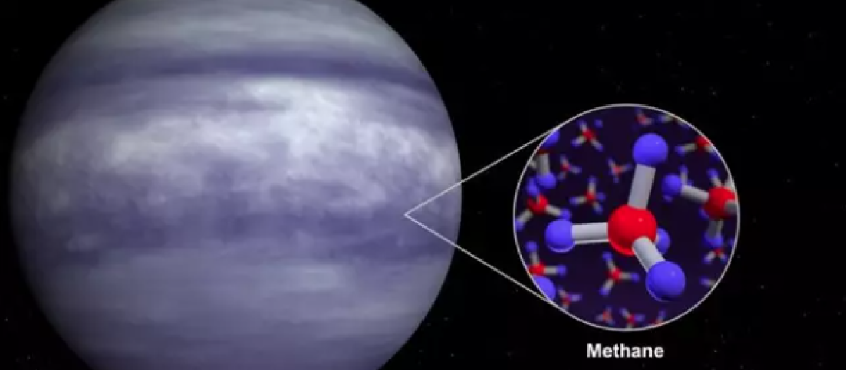 Representación del exoplaneta