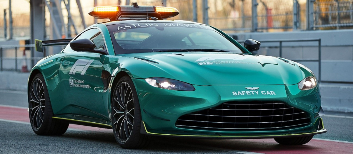 Último modelo del Safety car de Aston Martin 2023