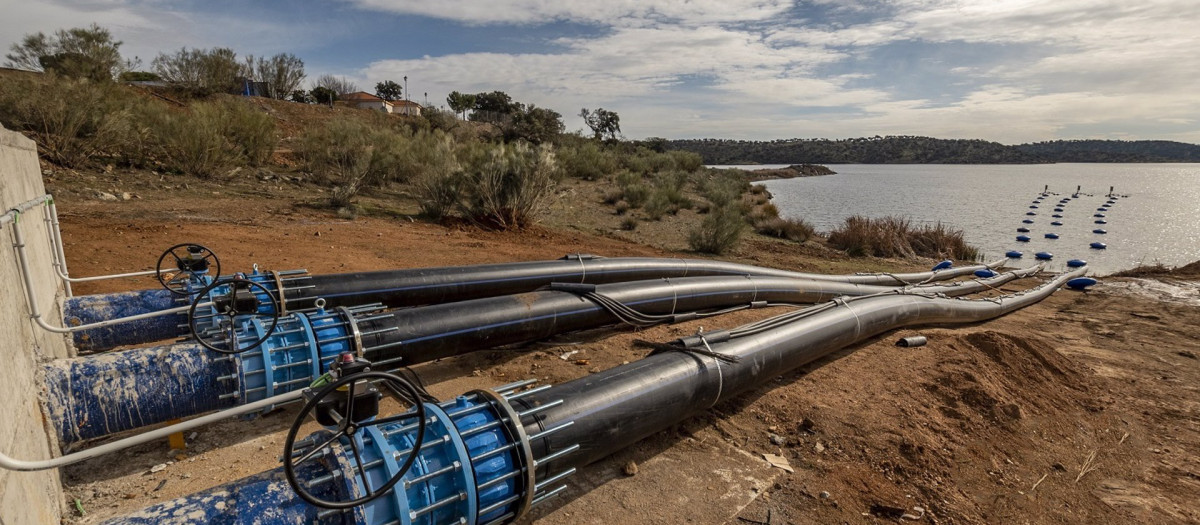 Visita A Las Obras De Interconexión De Los Embalses De La Colada Y Sierra Boyera