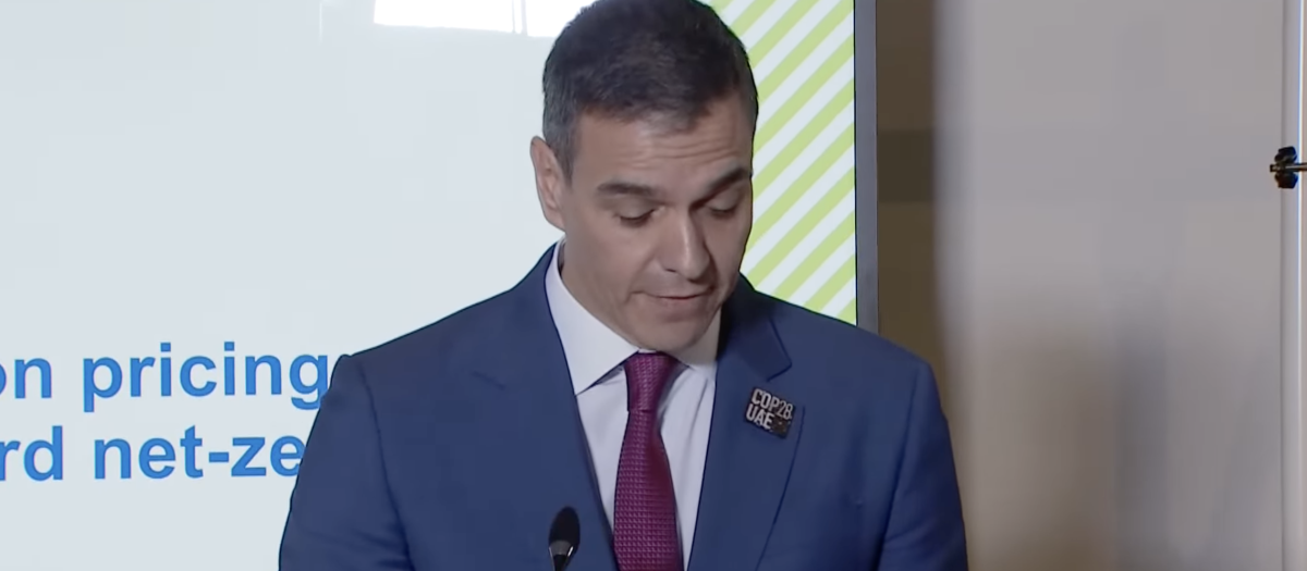 El presidente del Gobierno, Pedro Sánchez