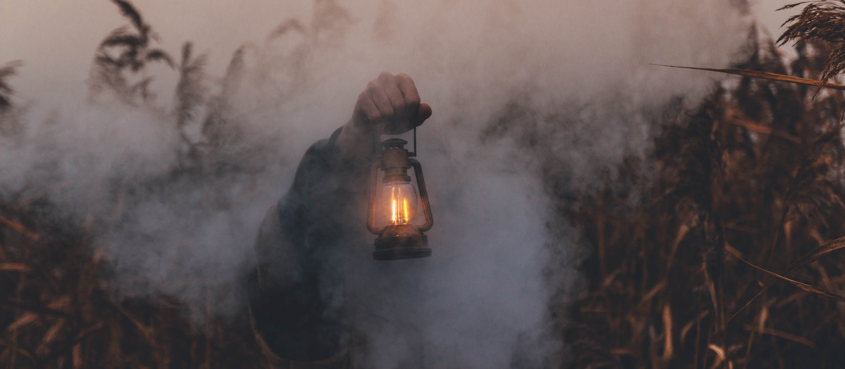 La luz de la vida en una imagen de archivo