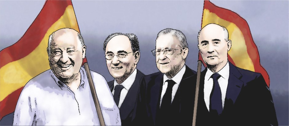 Amancio Ortega, Ignacio Sánchez Galán, Florentino Pérez y Rafael del Pino siguen llevando la marca España por el mundo.