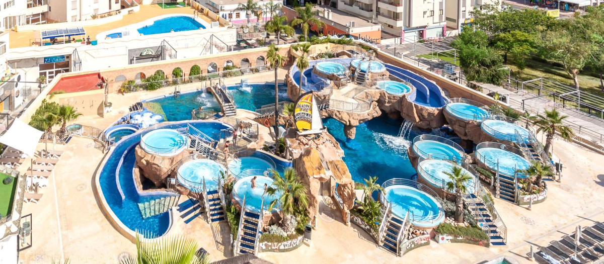 Una de las piscinas de Marina d'Or