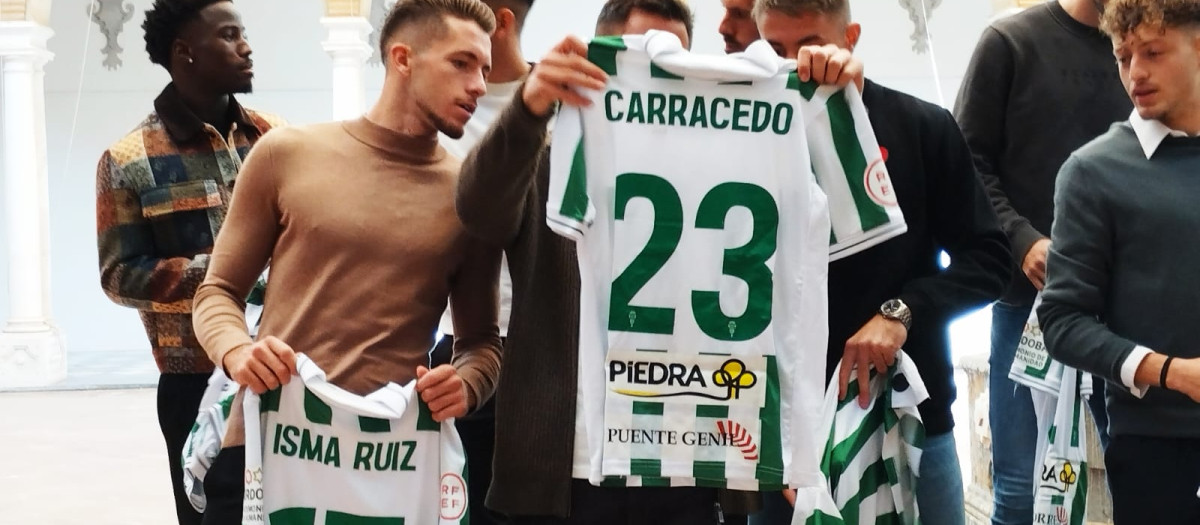 Anuncio del convenio entre el Córdoba CF y la Diputación