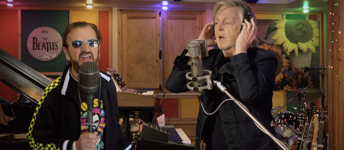 Ringo y Paul, en el vídeo de la nueva canción de los Beatles