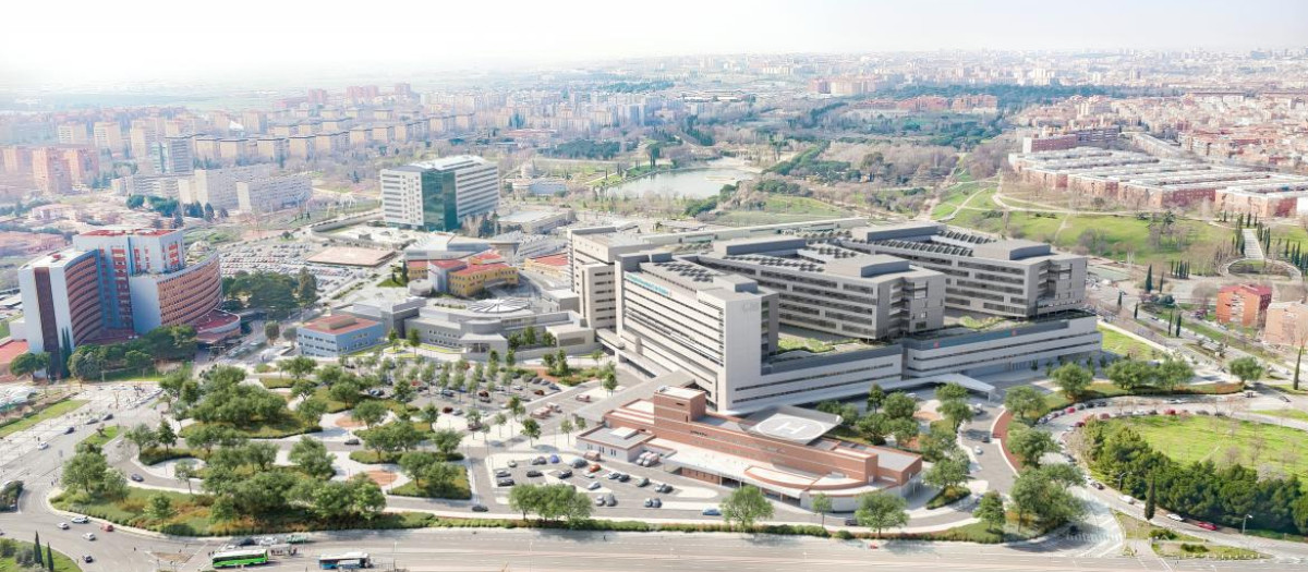 Render del nuevo hospital 12 de Octubre