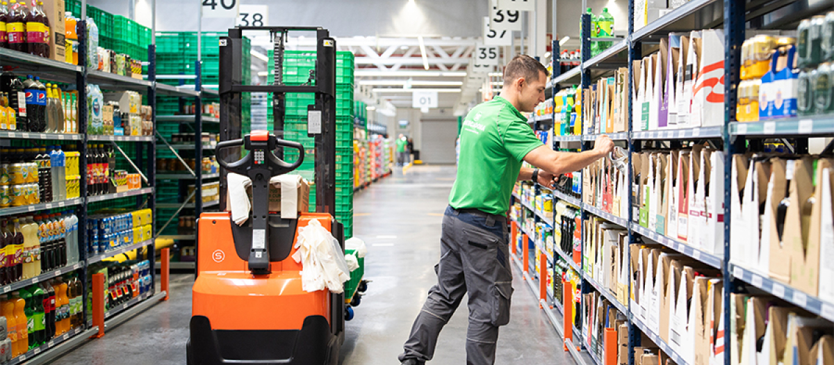 Un trabajador de Mercadona