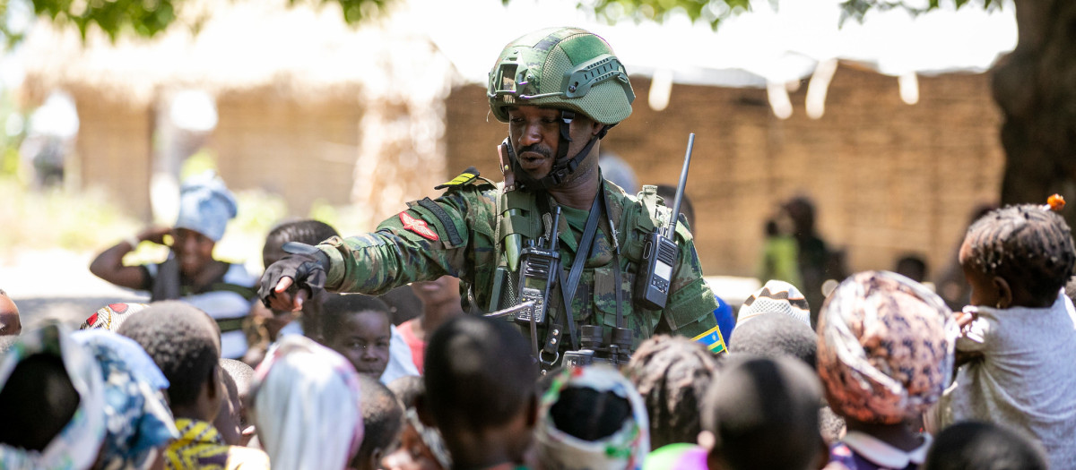 Militares en Mozambique