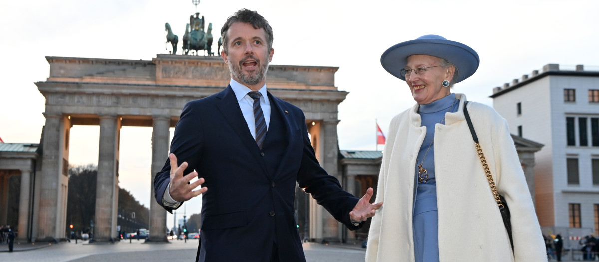 La Reina Margarita de Dinamarca y su hijo Federico