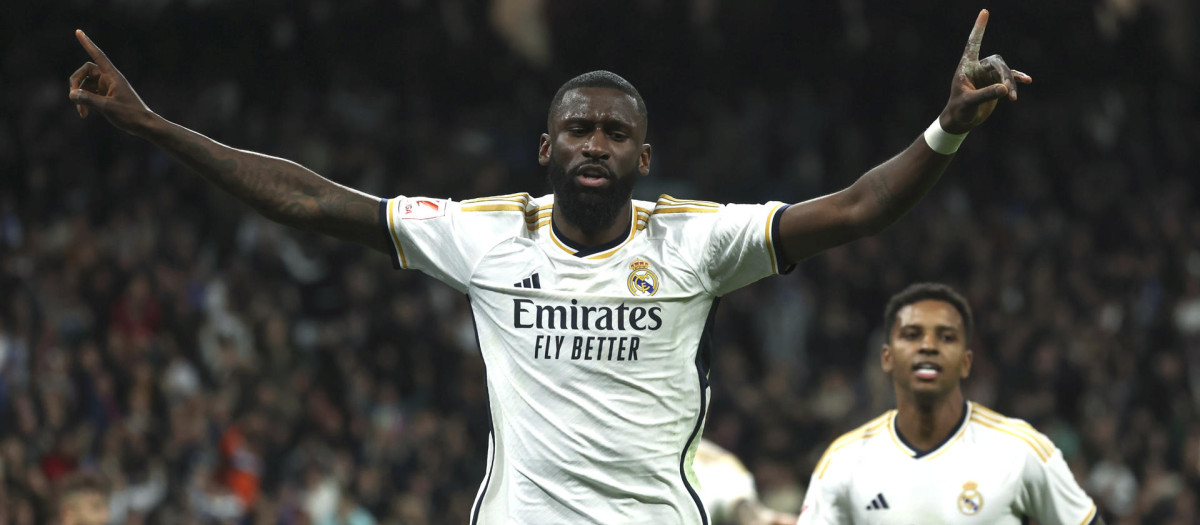 Rüdiger marcó un gol salvador para el Real Madrid en el duelo ante el Mallorca