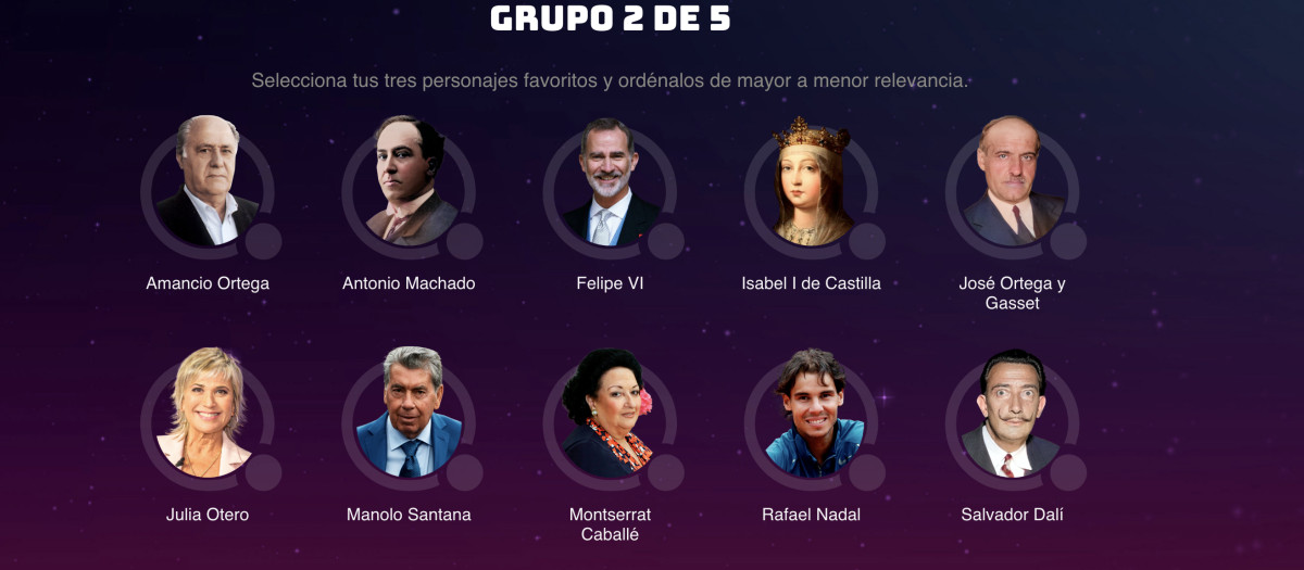 Felipe VI figura en el mismo grupo que Julia Otero