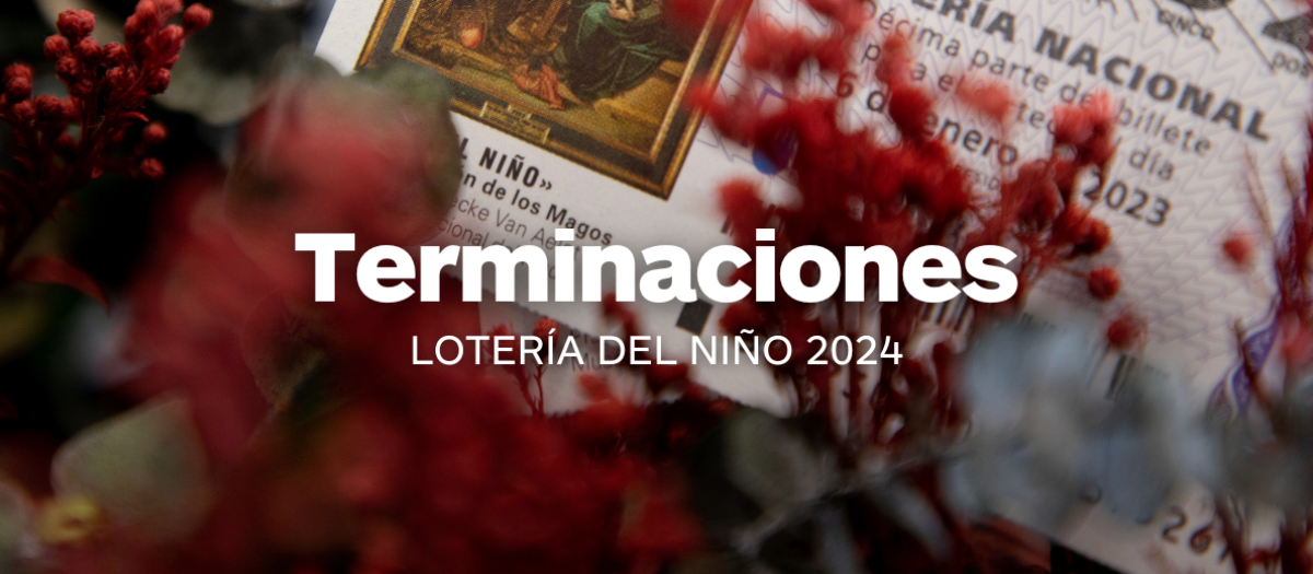 Estas son las terminaciones de la Lotería del Niño 2024