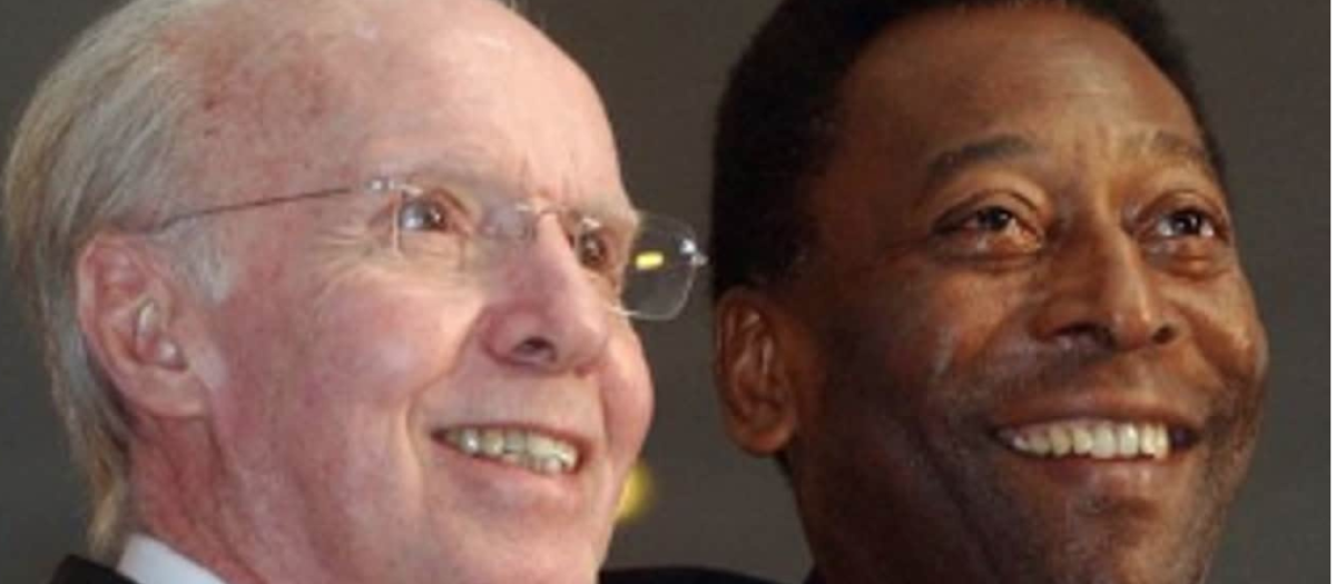 Mario Zagallo junto a Pelé