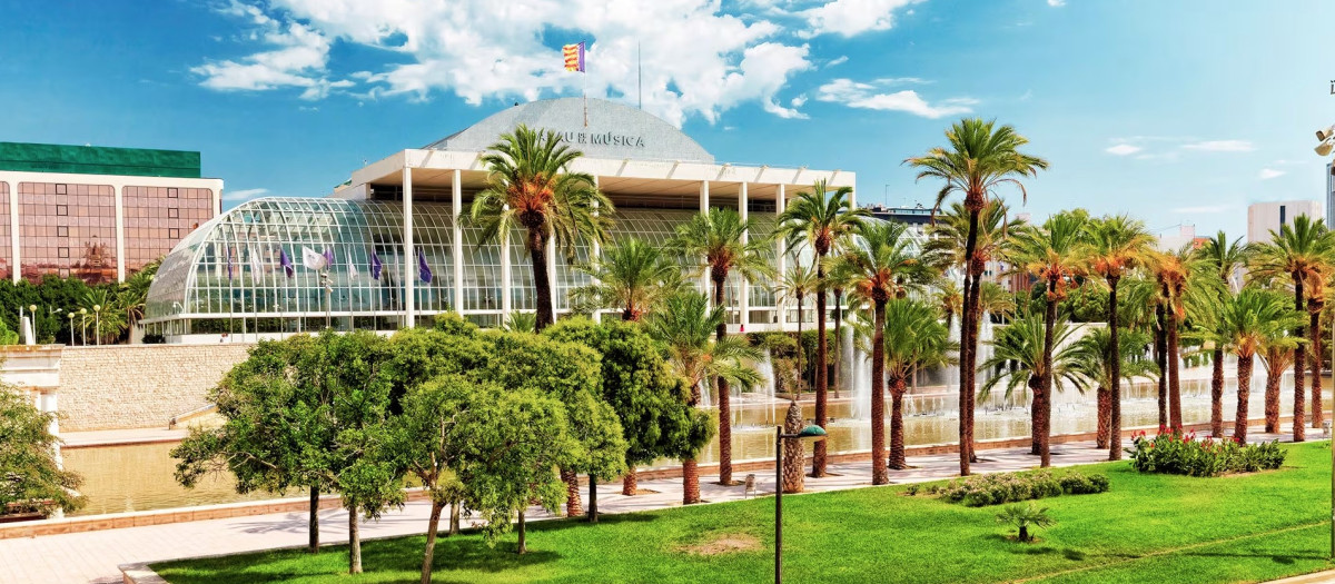 Vista del Palacio de la Música de Valencia