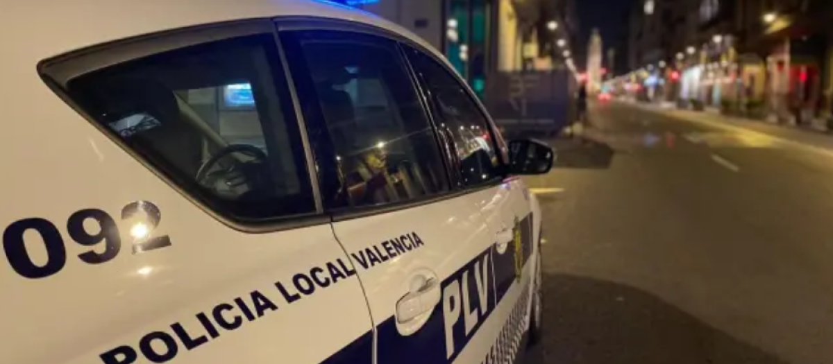 Una patrulla de la Policía Local de Valencia