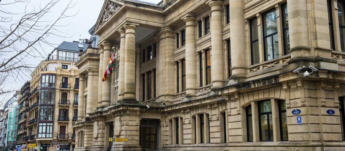 Vista de la Audiencia Provincial de Guipuzcoa