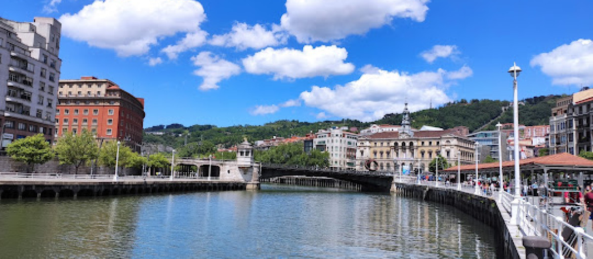 Vista panorámica de la ciudad de Laudio (Ávala)