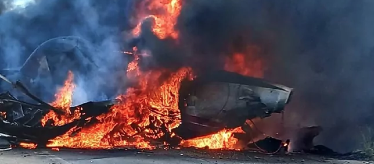 Accidente de un piloto español en Chile