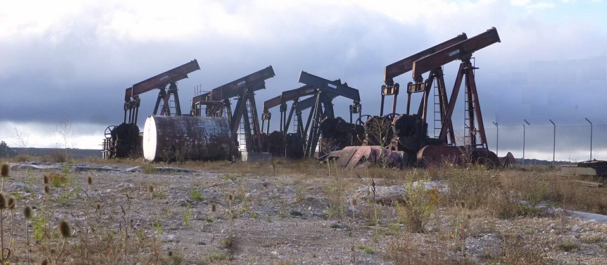 Pozo petrolífero de Ayoluengo, en Burgos