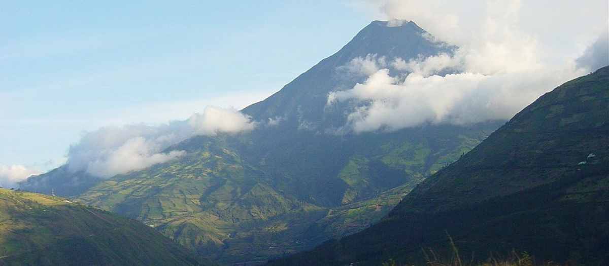 Parque Nacional Sangay, coronado por el volcán del mismo nombre