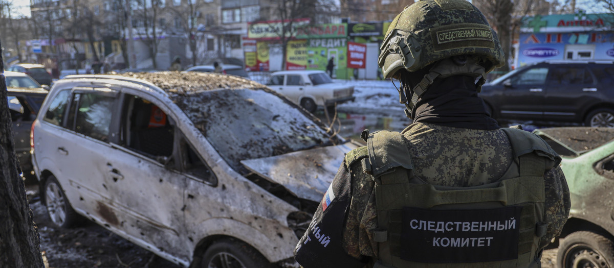 Donetsk (Ucrania), arrasada por el ataque