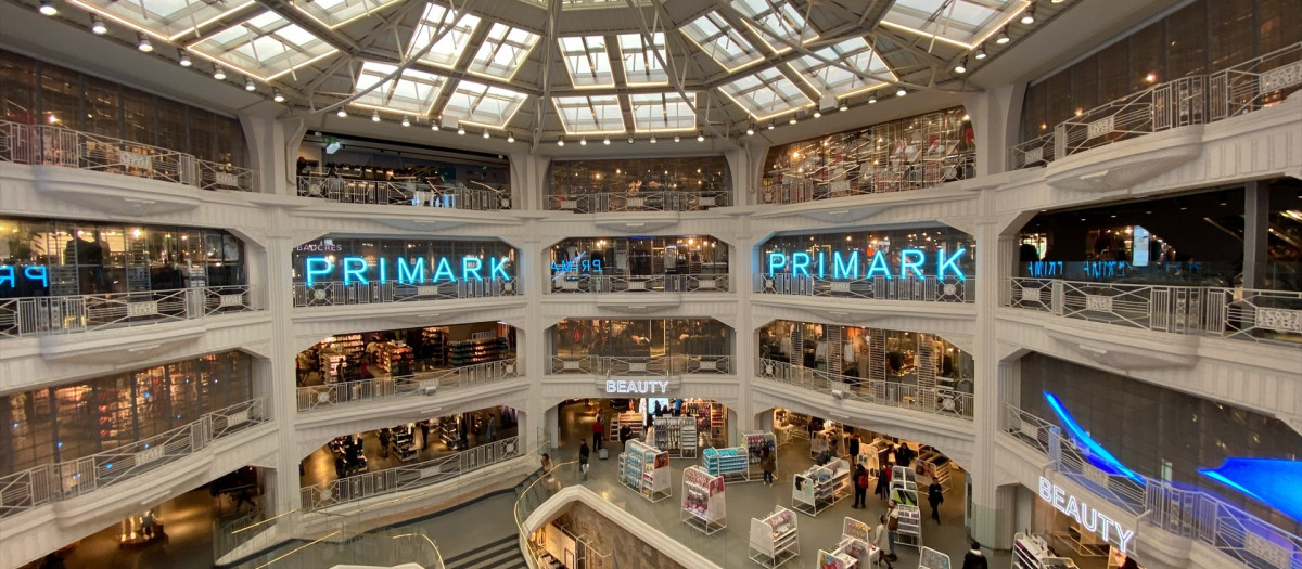 Tienda de cinco plantas en Primark Gran Vía