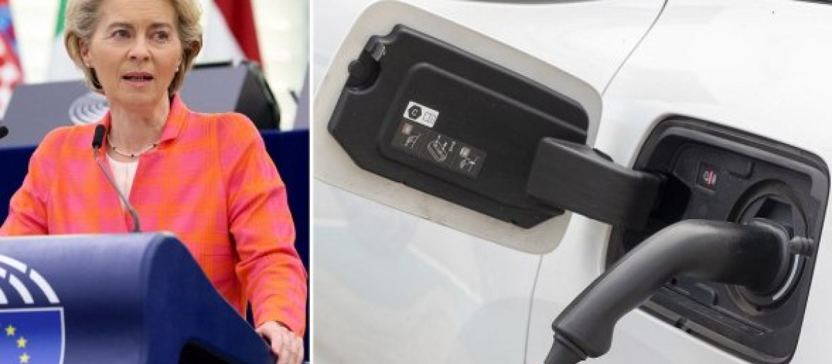 Ursula von der Leyen ha apostado por la electrificación del automóvil