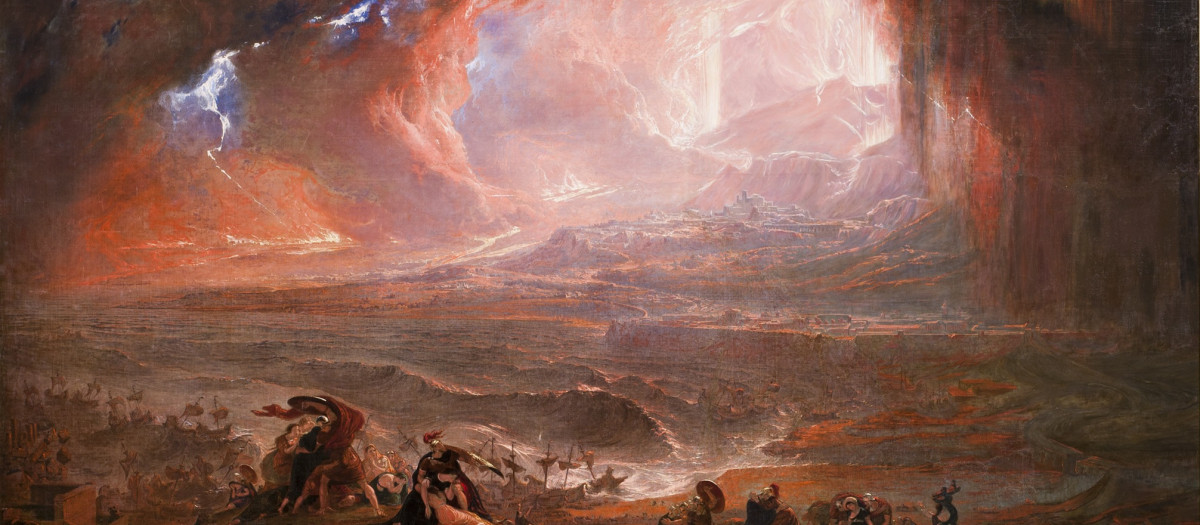 Destrucción de Pompeya y Herculano (1822), de John Martin