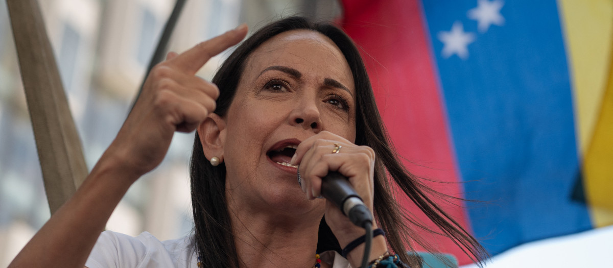 La líder de la oposición venezolana, María Corina Machado