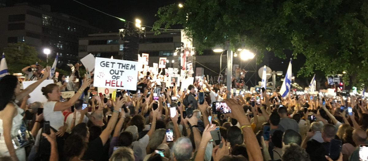 Plaza de los Secuestrados en Tel Aviv