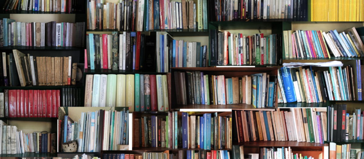 Libros en una librería