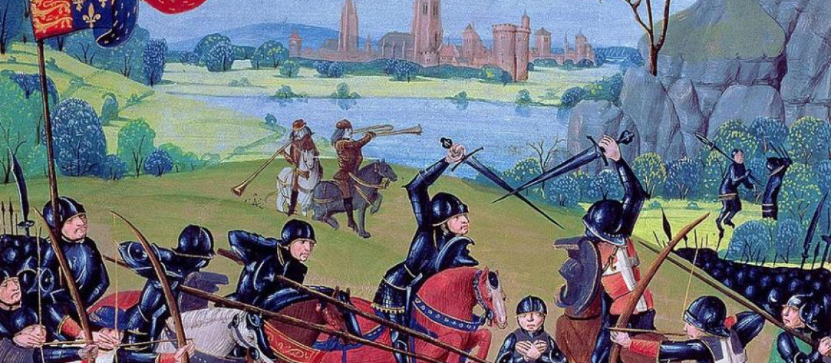 La batalla de Agincourt, acontecida en 1415