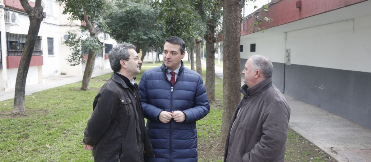 Juan Andrés de Gracia, José María Bellido y Antonio Toledano