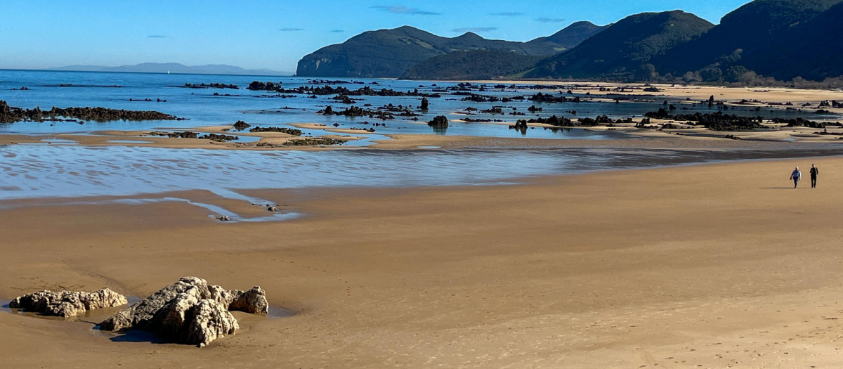 Playa de Trengandín, en Noja (Cantabria)