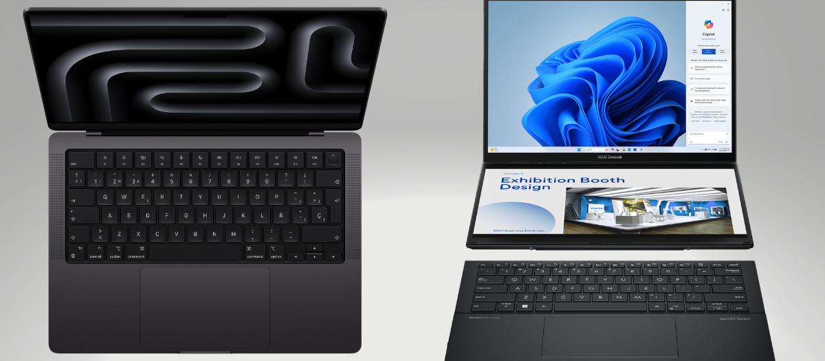 MacBook Pro ASUS Zenbook Duo