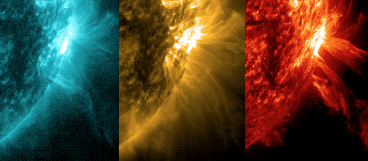 Llamarada solar del 16 de febrero