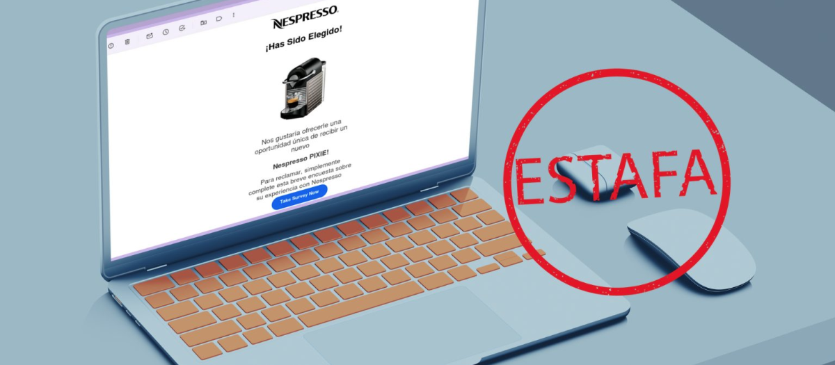 La estafa que asegura regalar cafeteras de Nespresso
