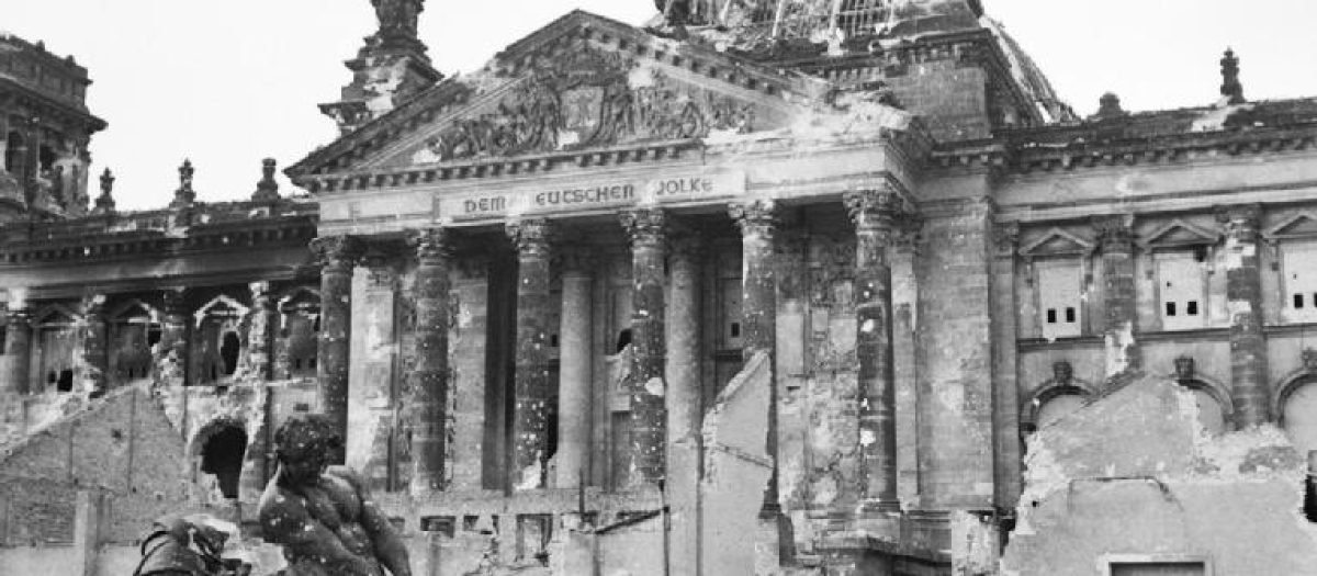 El Edificio del Reichstag en 1945