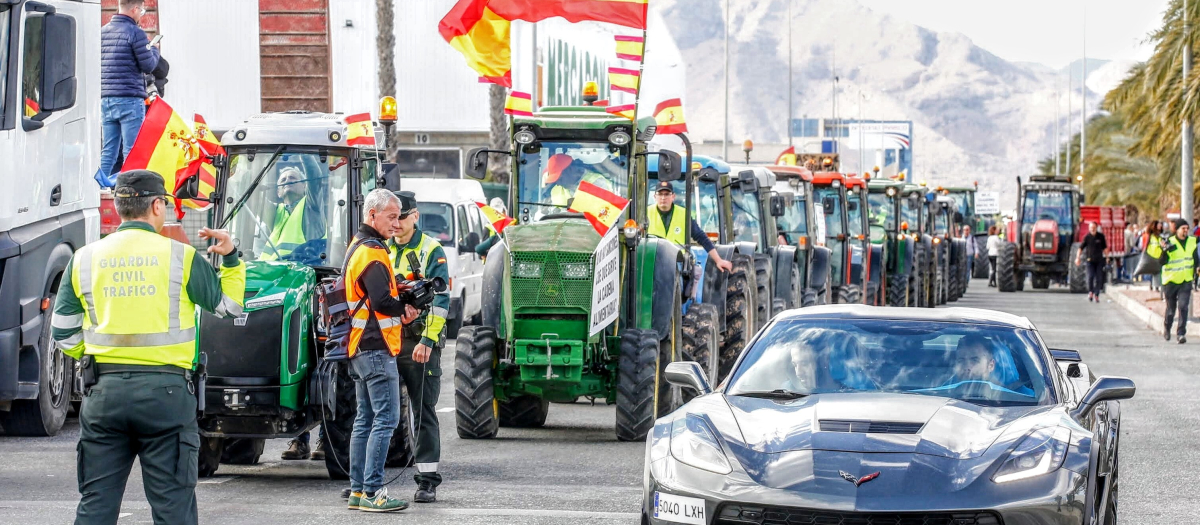 Las tractoradas se acercan a Madrid