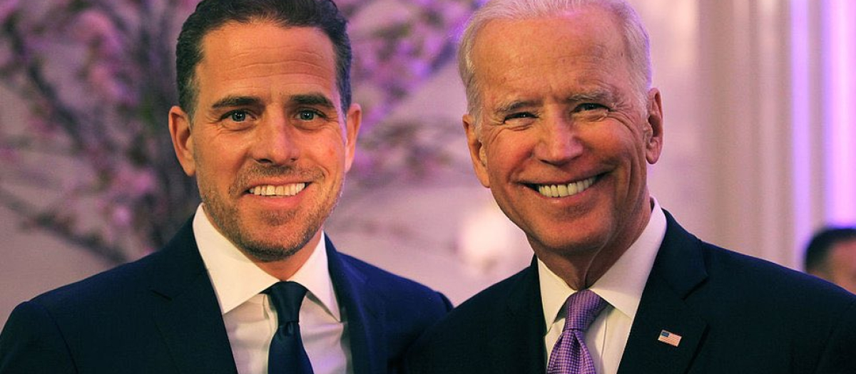 Joe Biden, presidente de EE.UU. y su hijo Hunter