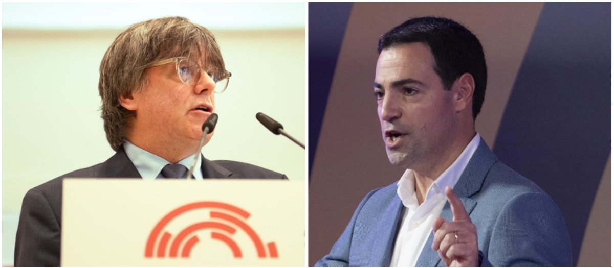 Carles Puigdemont e Imanol Pradales