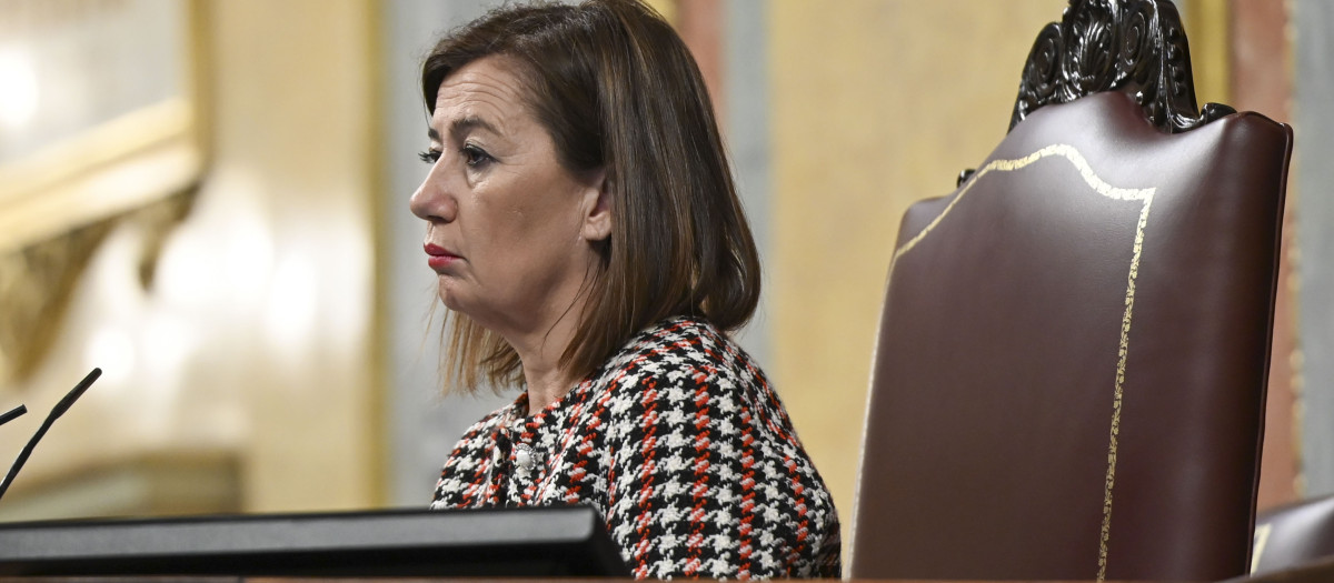 La presidenta del Congreso, Francina Armengol