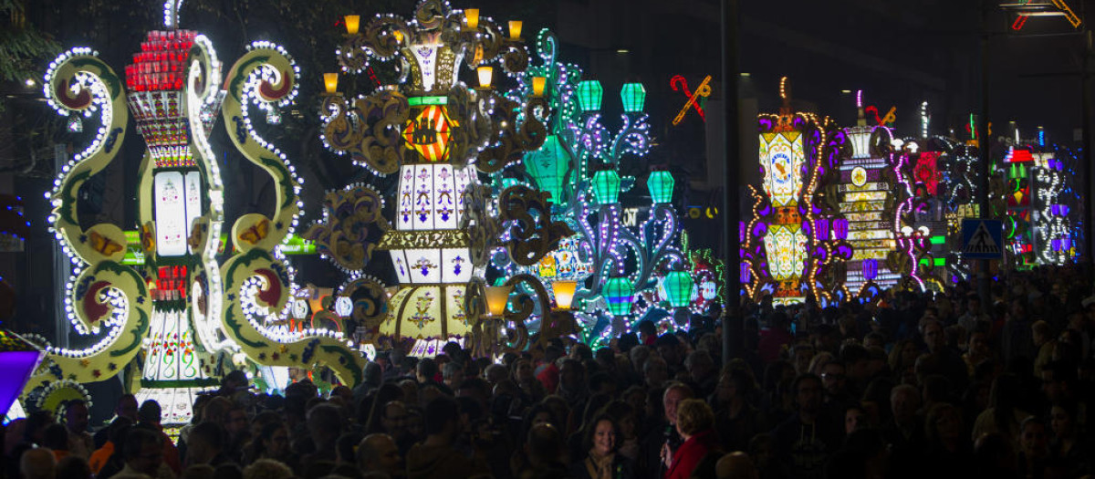 Desfile de Gaiatas, en Castellón, en una imagen de archivo