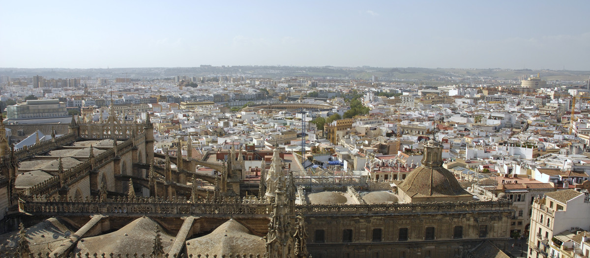 Vista de Sevilla desde la Giralda