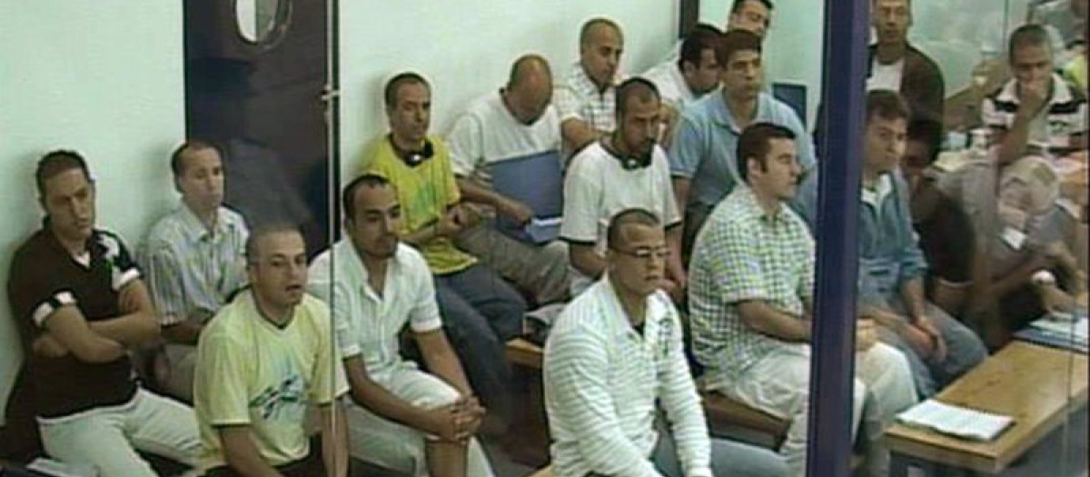 Los acusados por terrorismo, durante el juicio de la Audiencia Nacional