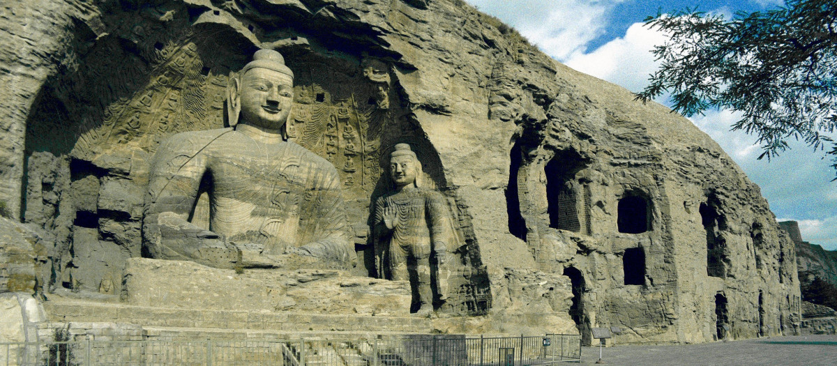 Grutas de Yungang, en la ciudad de Datong (Shanxi, China)