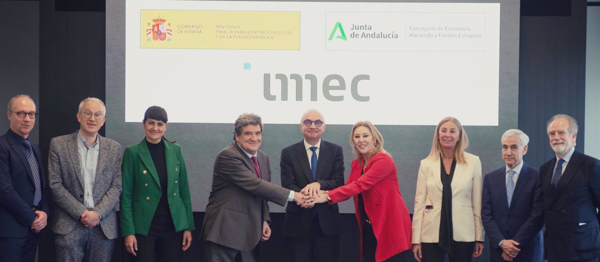 Gobierno, Junta e IMEC firman el memorándum de entendimiento para el centro de innovación de chips avanzados en Málaga