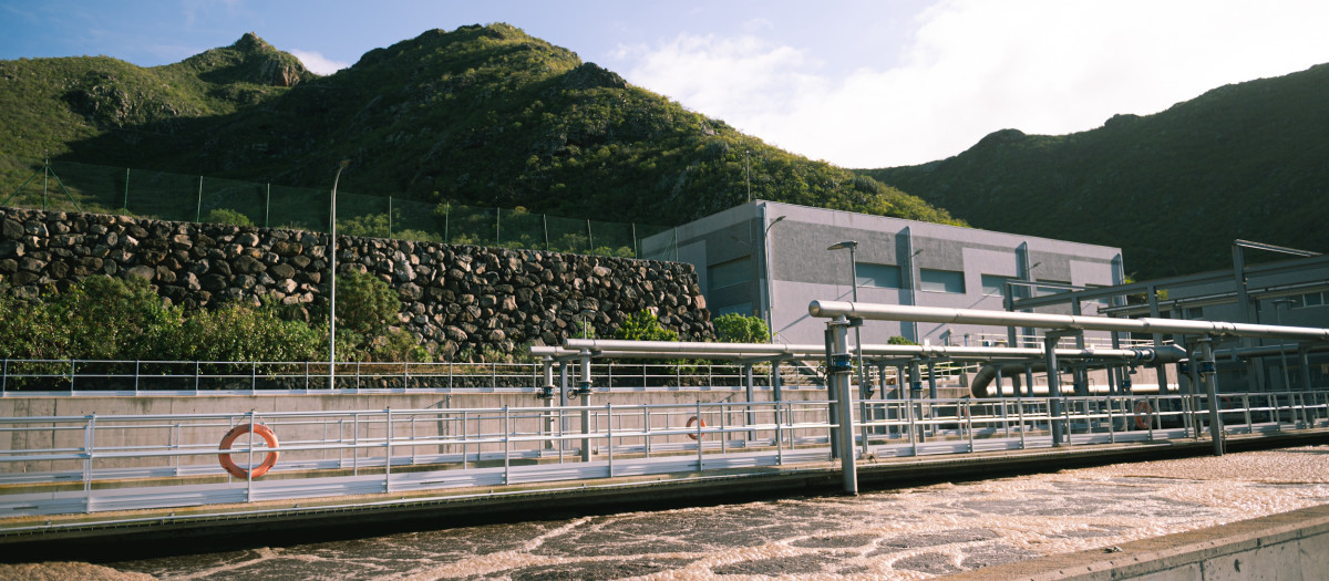 Estación Depuradora de Aguas Residuales del Noreste de Tenerife (EDAR NORESTE), ubicada en Valle Guerra