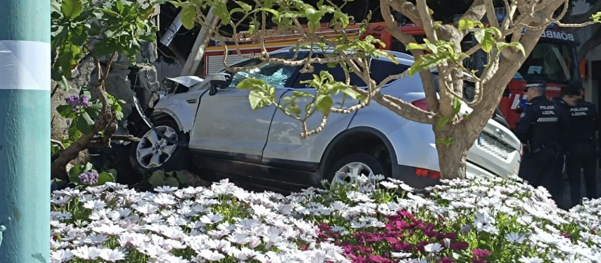 Coche del atropello en Almería